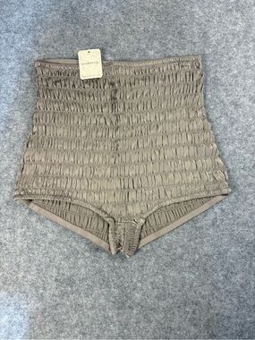 FP Movement by Free People Smocked High-Waist Briefs